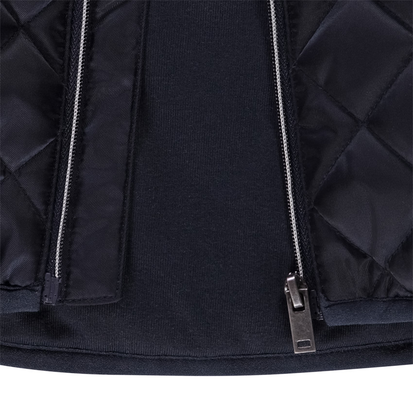 Doudoune sans manches bi-matière pour bébé garçon 