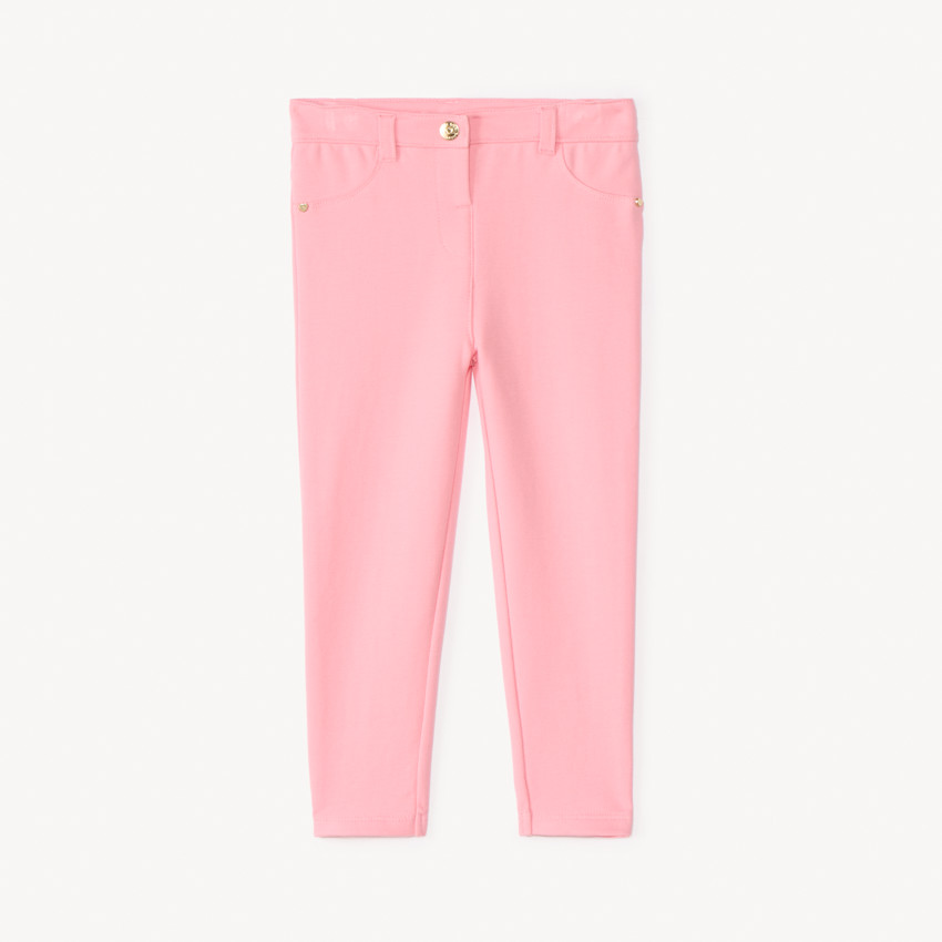 Pantalon en molleton uni pour bébé fille 