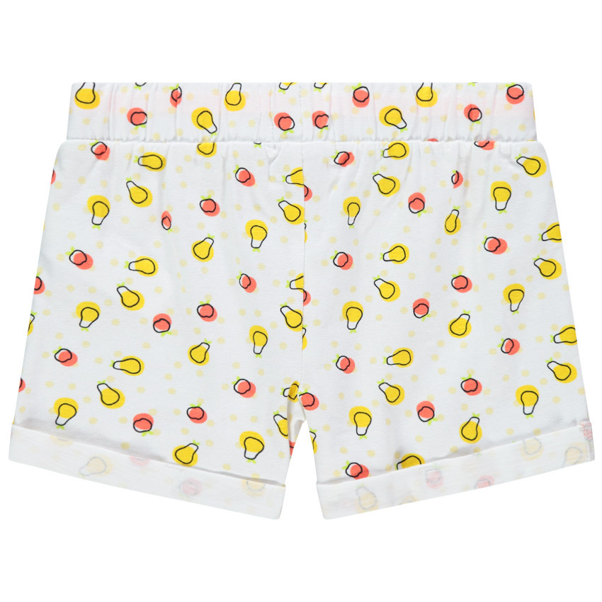 Lot de 4 shorts en coton unis et imprimés pour bébé fille 