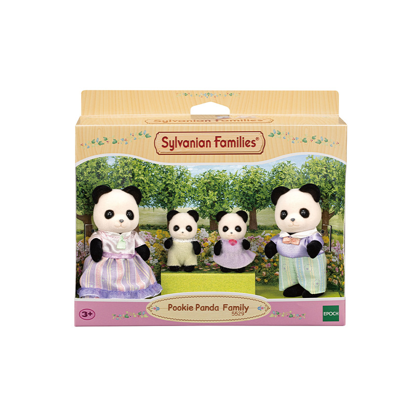 Figurine la famille panda  