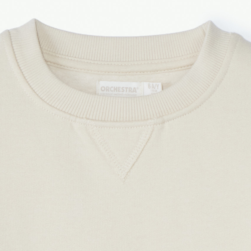 Sweat molleton uni pour garçon 