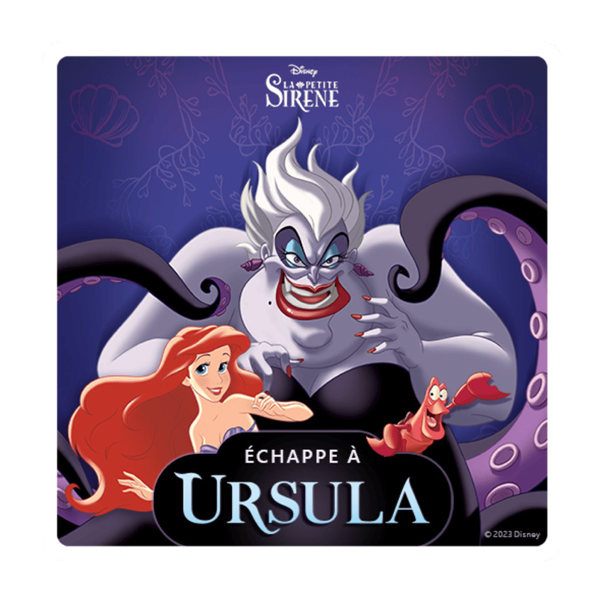 Livre audio pour Fabrique à Histoires "Défi vilain Disney - Échappe à Ursula" 