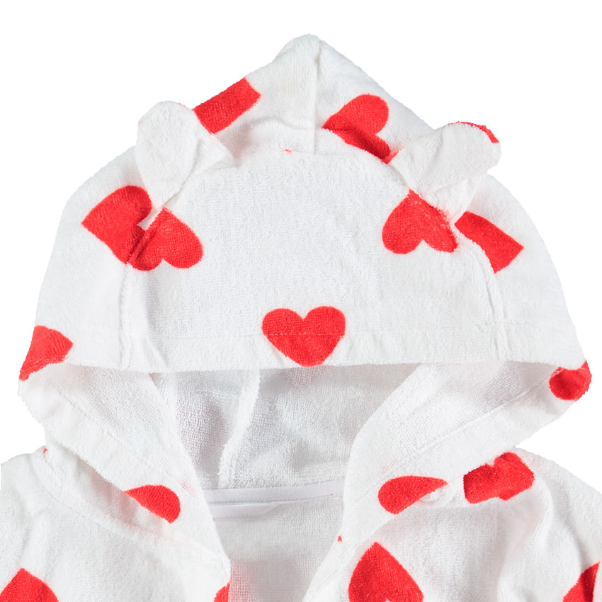 Peignoir à Capuche En Coton éponge SRTUMEY Pour Enfants 3 à 9 Ans – Confortable, Chaud, Idéal Après Le Bain