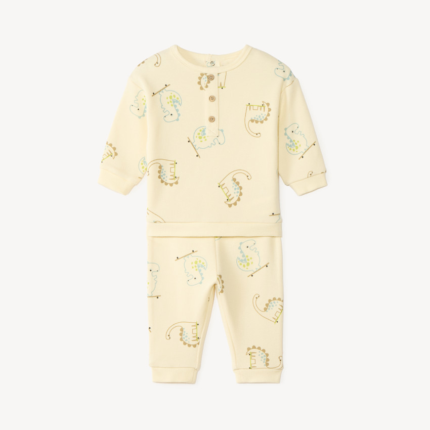 Ensemble de jogging imprimé Dino pour bébé garçon