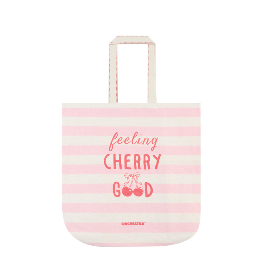 Tote Bag cherry à rayures 