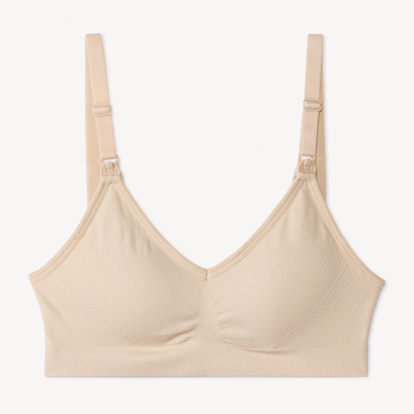 Brassière sans couture en microfibre de grossesse et d’allaitement 