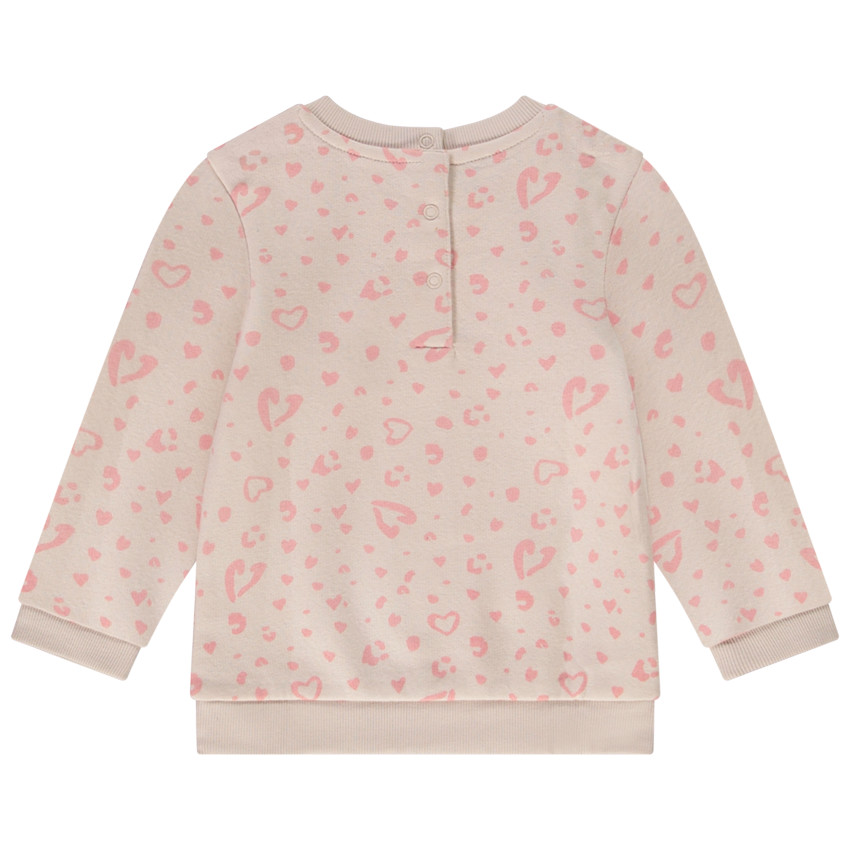 Lot de 3 sweat molletonnés fantaisie pour bébé fille 