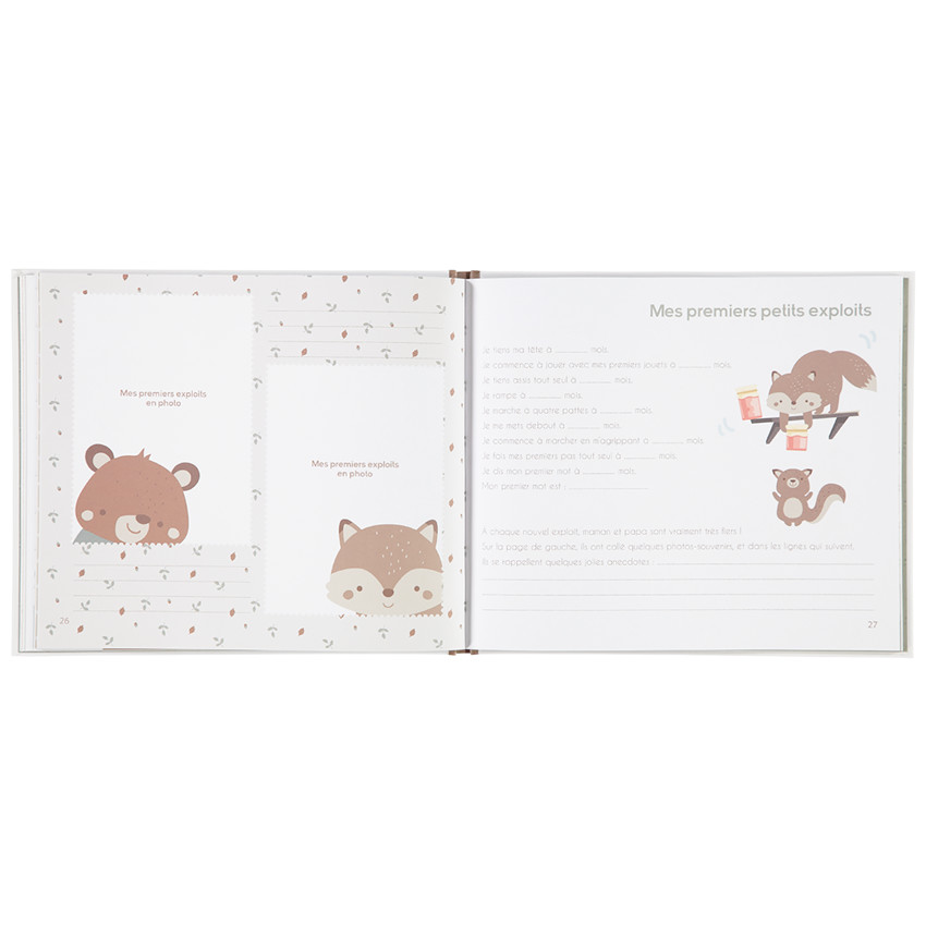 Album de naissance Roi des Forêts - Blanc (Prémaman) - Image 3