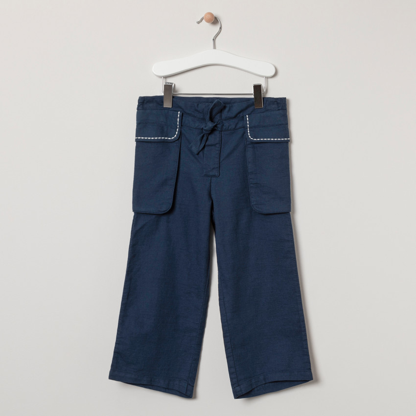 Pantalon fluide avec noeud 