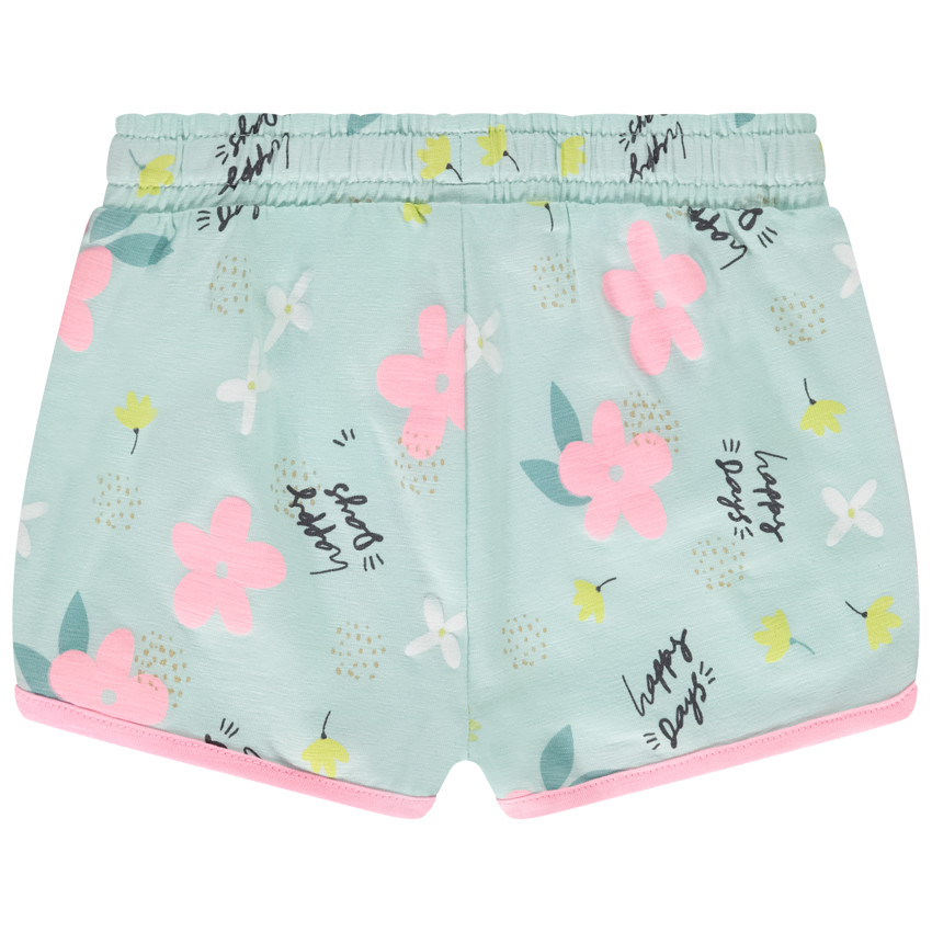 Short en jersey imprimé fantaisie pour bébé fille 