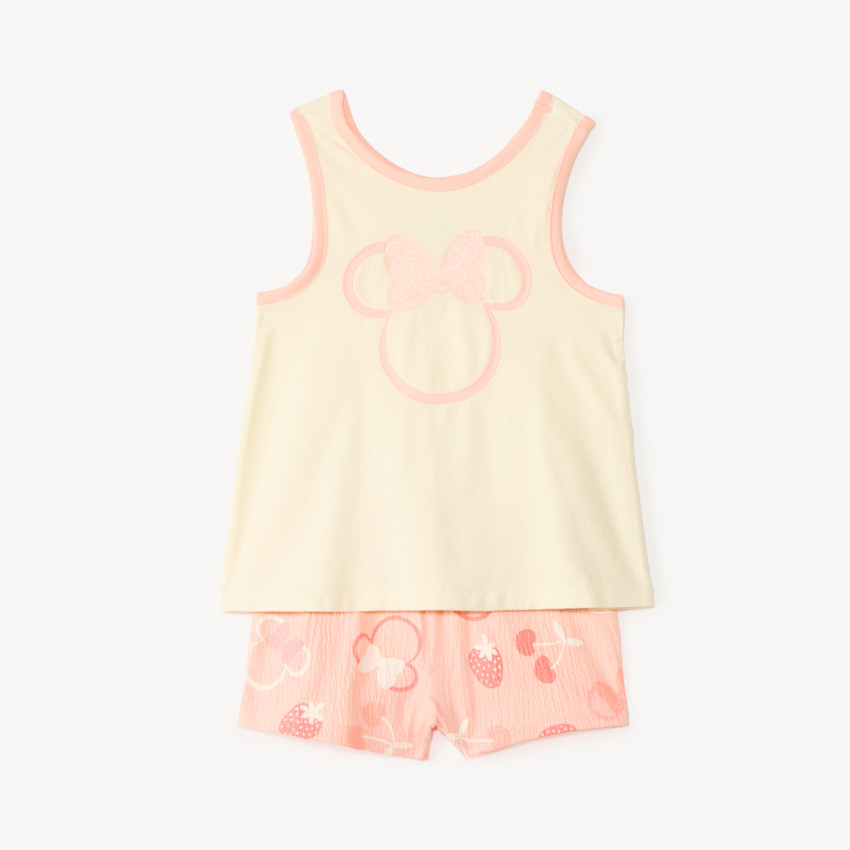 Ensemble 2 pièces courtes Minnie Disney pour bébé fille 