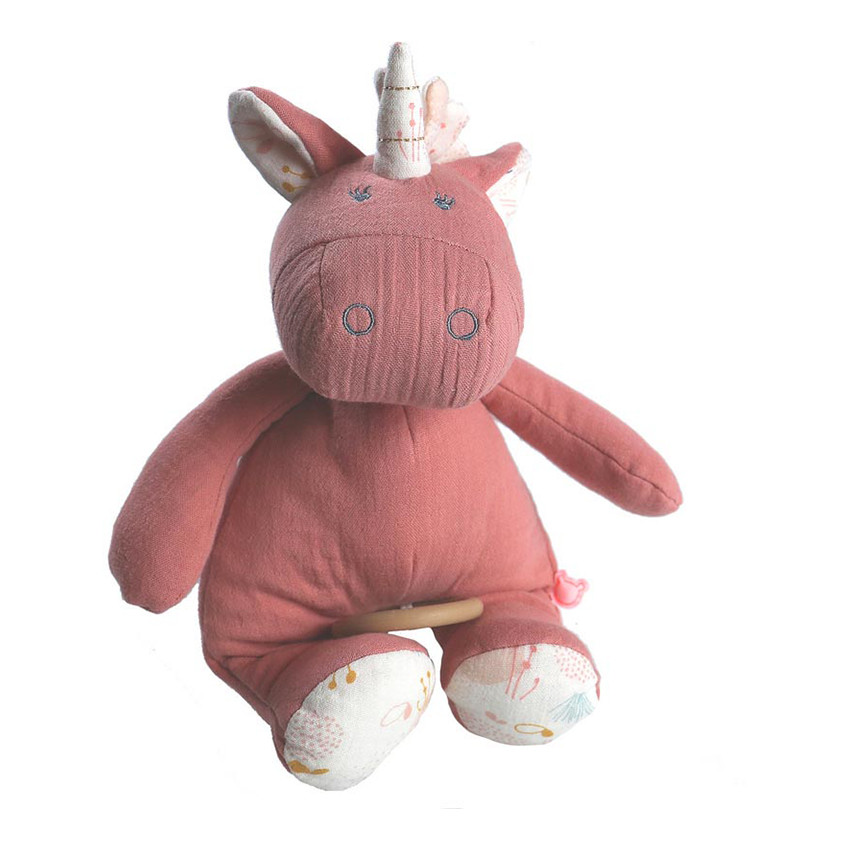 Peluche musicale Lina & Joy en mousseline Main Peluche musicale Lina & Joy en mousseline