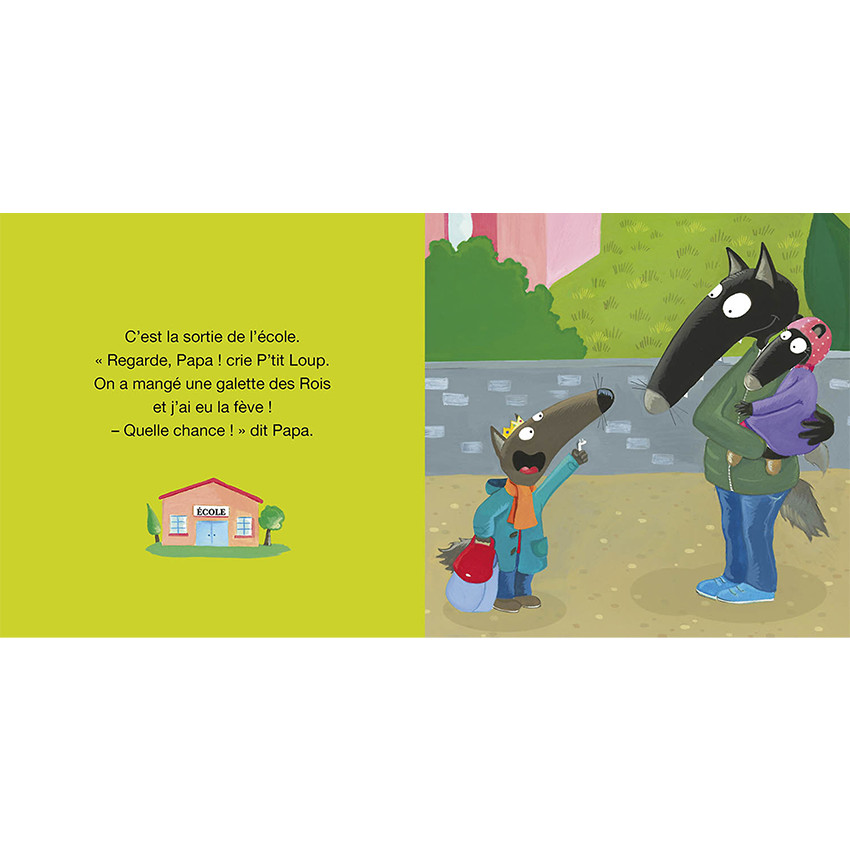 Livre "P'tit loup est le Roi de la Galette 12m+ 