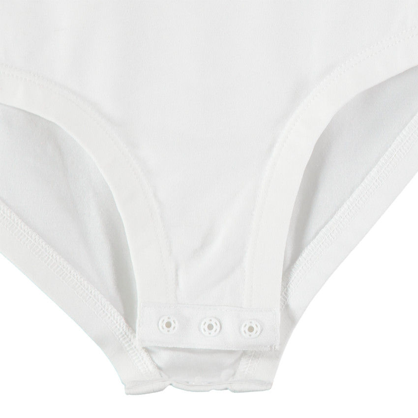 Body manches courtes à message printé  