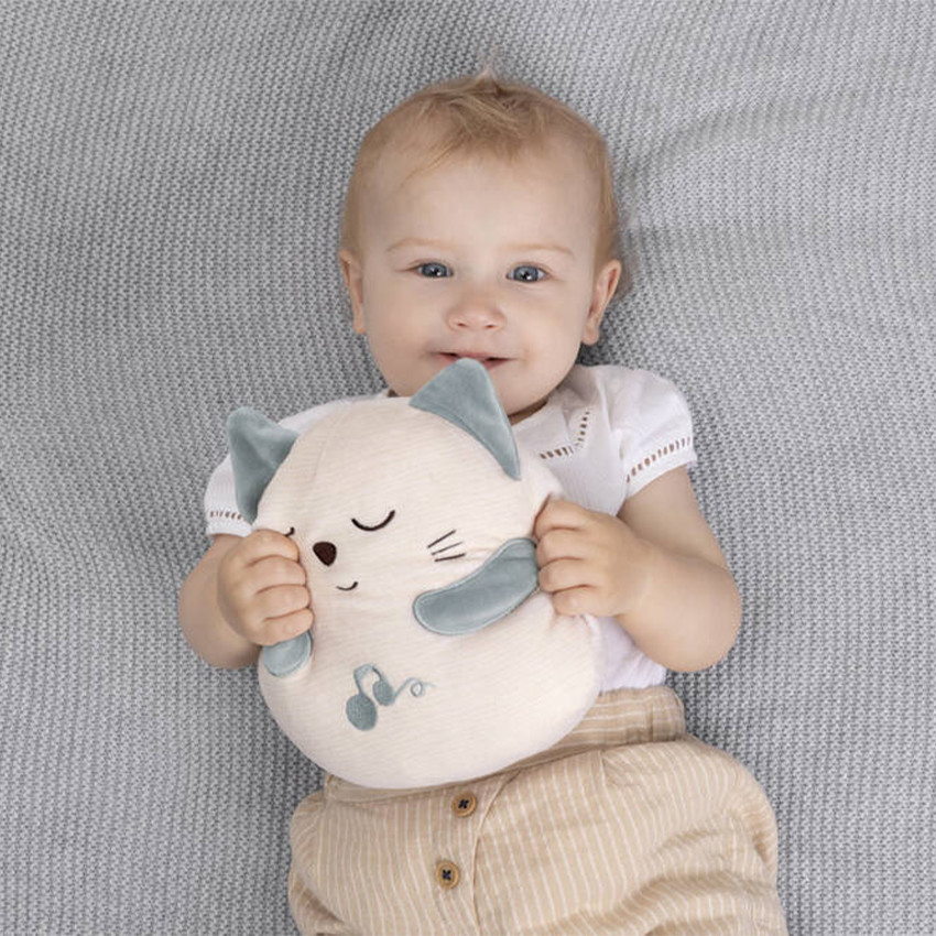 Peluche d'activité chaton musicale First Dreams - Ecru (Chicco) - Image 2