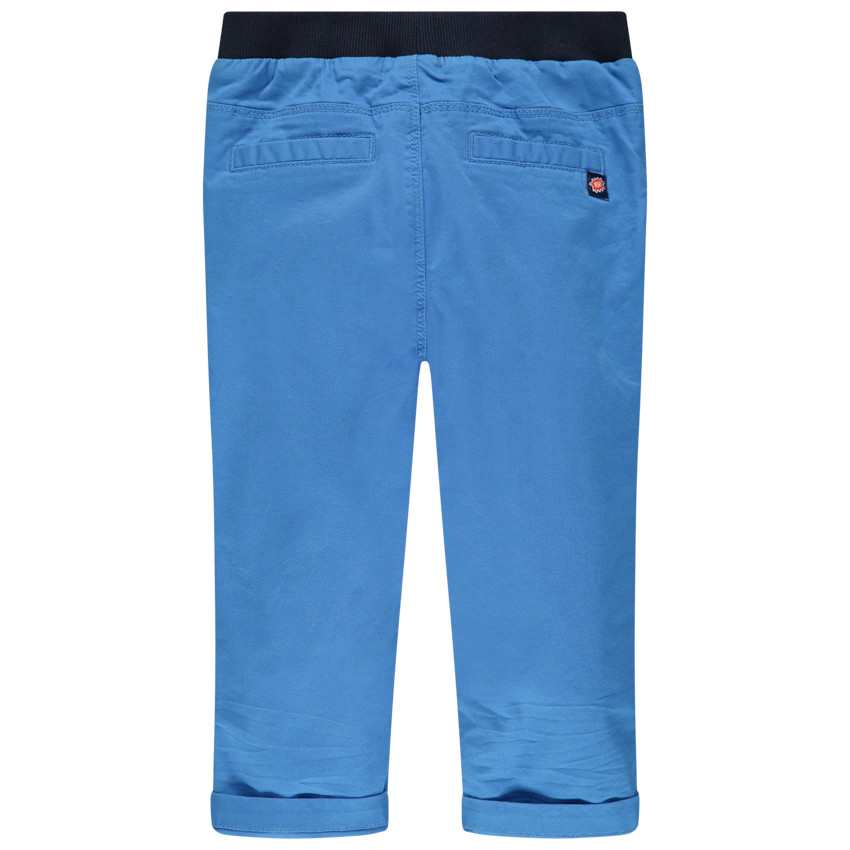 Pantalon bleu à étoiles brodées 