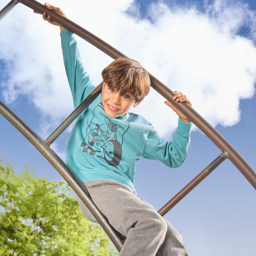 Ensemble jogging molleton print fantaisie pour garçon 