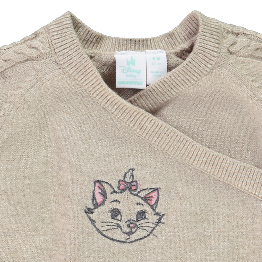 Ensemble 3 pièces en tricot Marie Disney pour bébé fille 