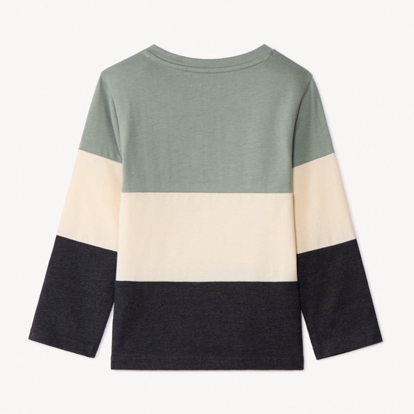 T-shirt manches longues effet colorblock pour bébé garçon 