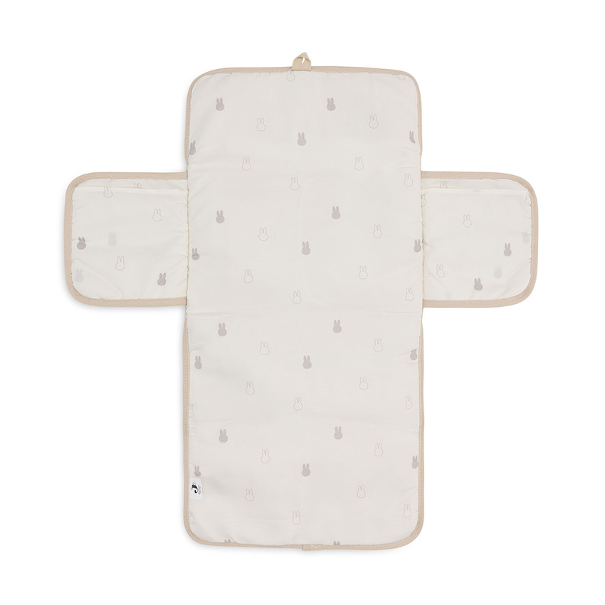 Tapis à langer nomade Teddy Miffy oatmeal - Ecru (Jollein) - Image 1