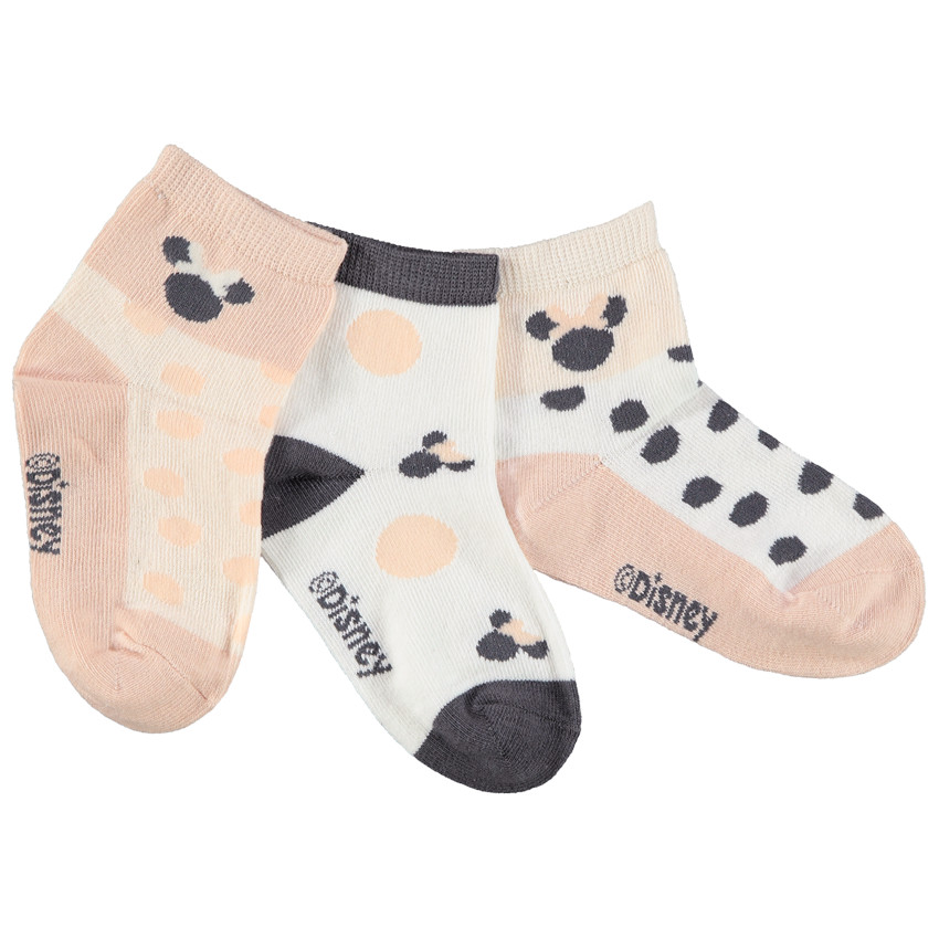 Lot de 3 paires de chaussettes imprimé Minnie Disney pour fille 