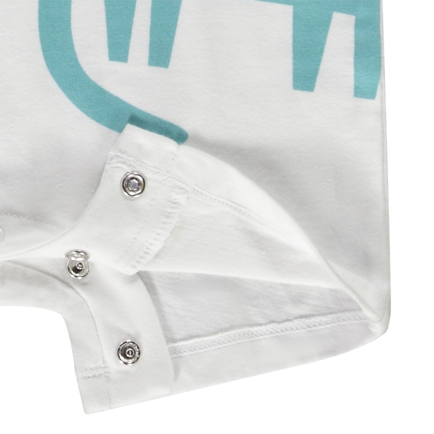Lot de 2 combinaisons courtes motifs dinosaures pour bébé garçon 