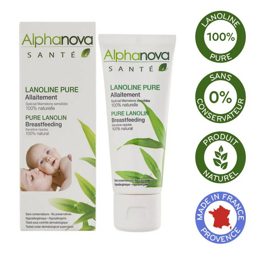 Crème Lanoline Pure 40 ml - Transparent (Alphanova) - Couverture