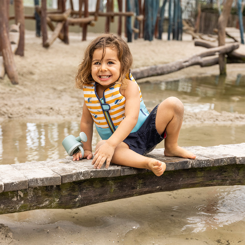 Gilet de baignade en mousse Yellow Whale 3-6 ans  