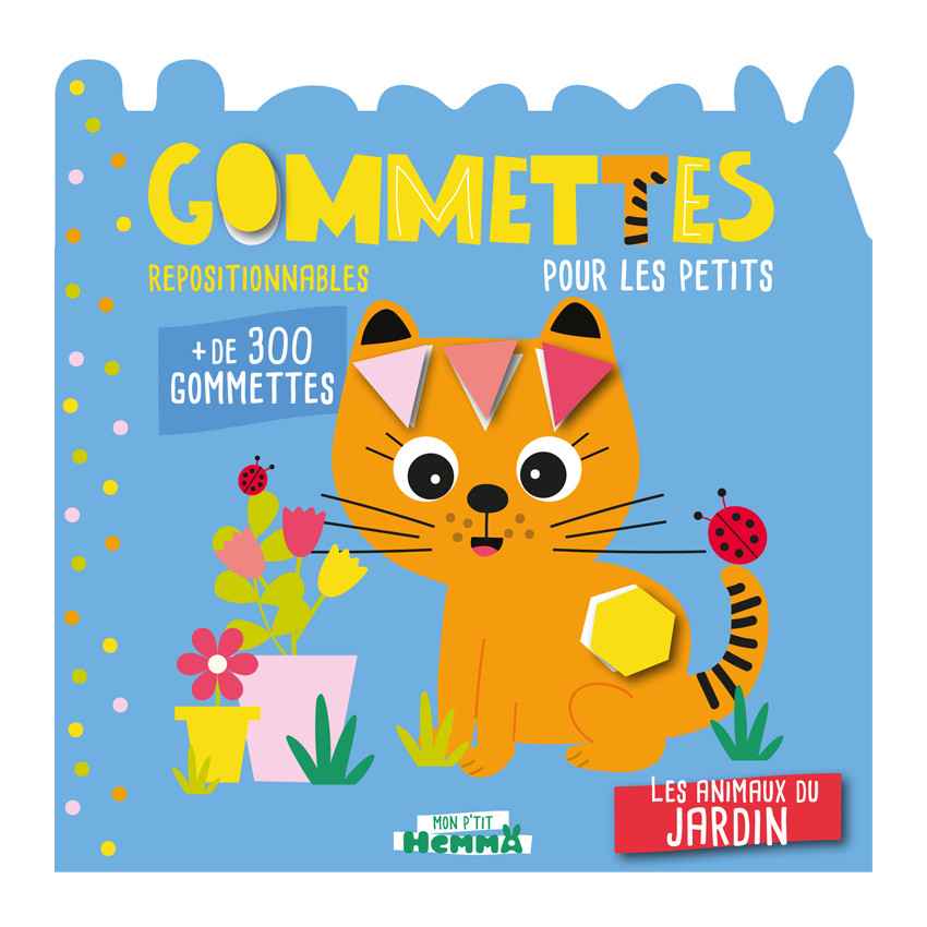 Livre Gommettes sur les Petits animaux du jardin 