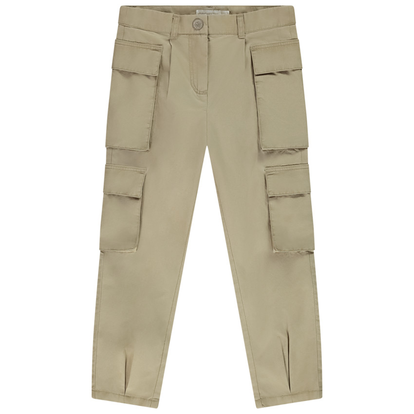 Pantalon cargo effet pince pour fille 
