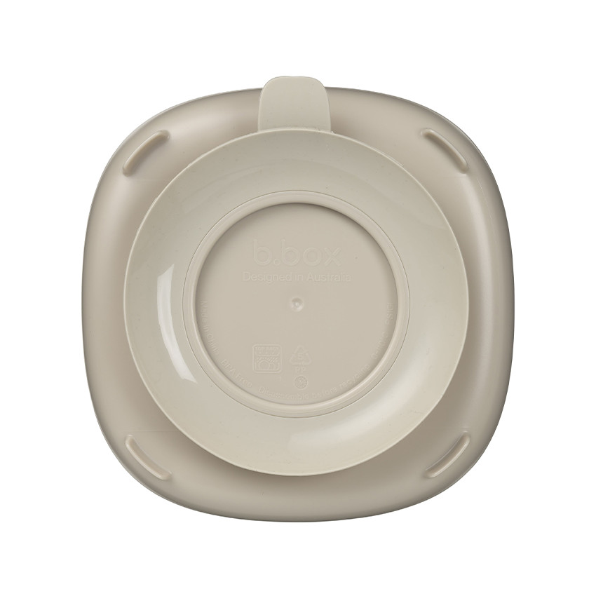 Assiette ventousée avec séparateur amovible 2 en 1 latte 