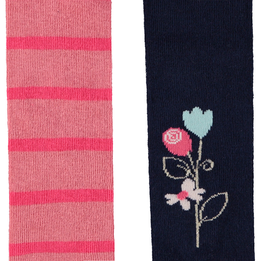 Lot de 2 paires de collants épais pour bébé fille 