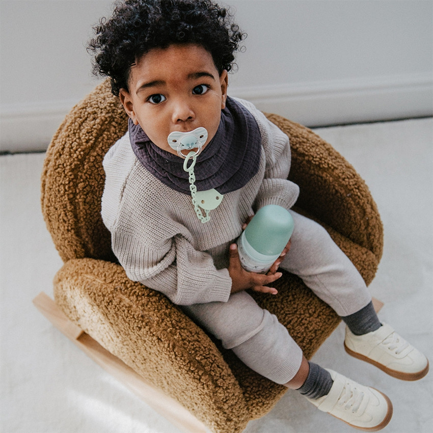 Lot de 2 sucettes silicone SX Pro 18M+ Birdies vert 