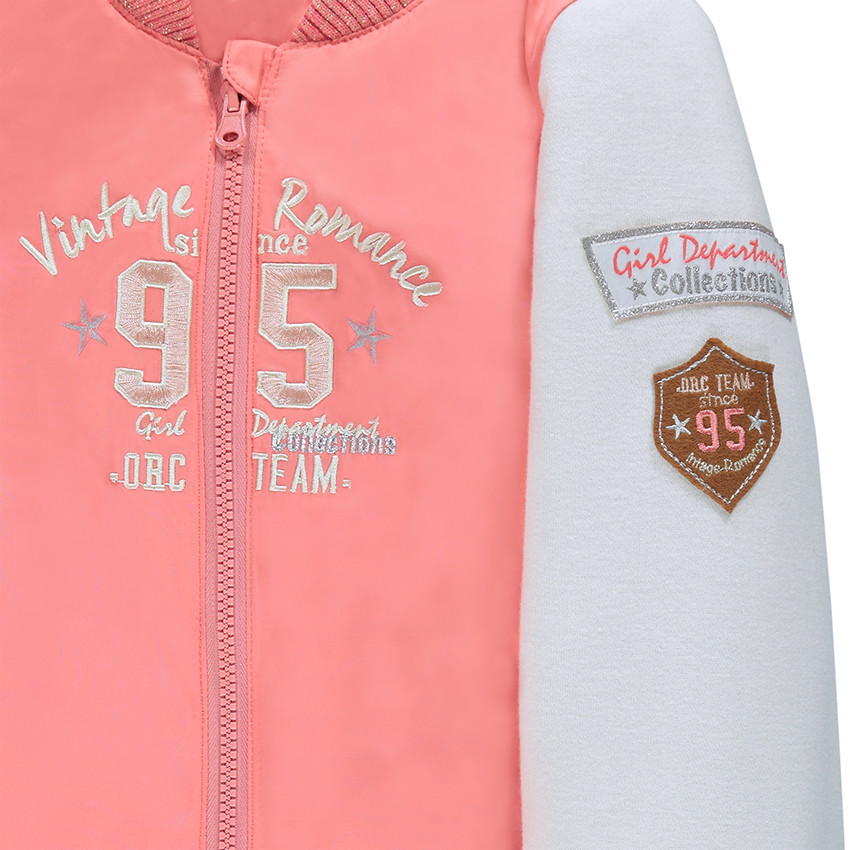 Junior - Bombers bi-matière avec badges et broderies 