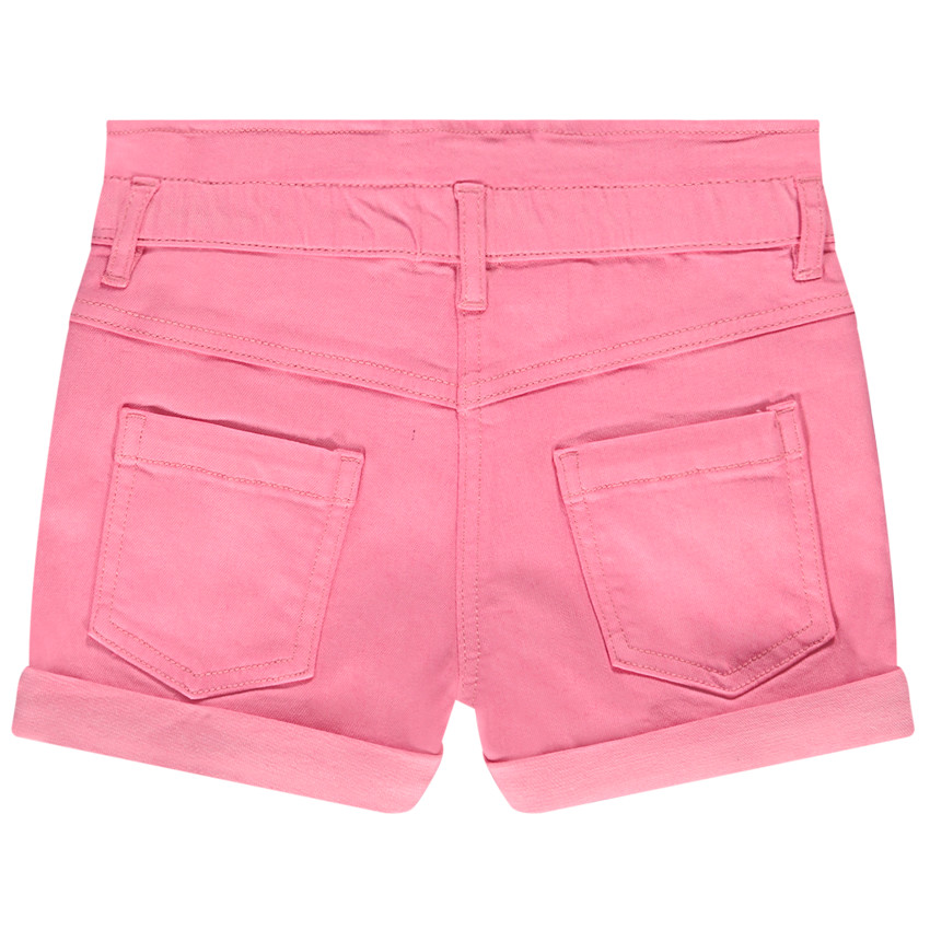 Short denim overdye uni pour fille 