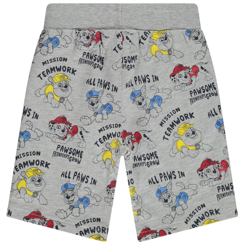 Bermuda en molleton imprimé fantaisie Pat Patrouille pour garçon 