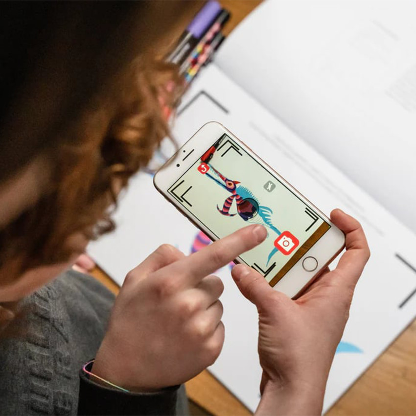 Cahier de dessin animé "Au temps des dinosaures" 