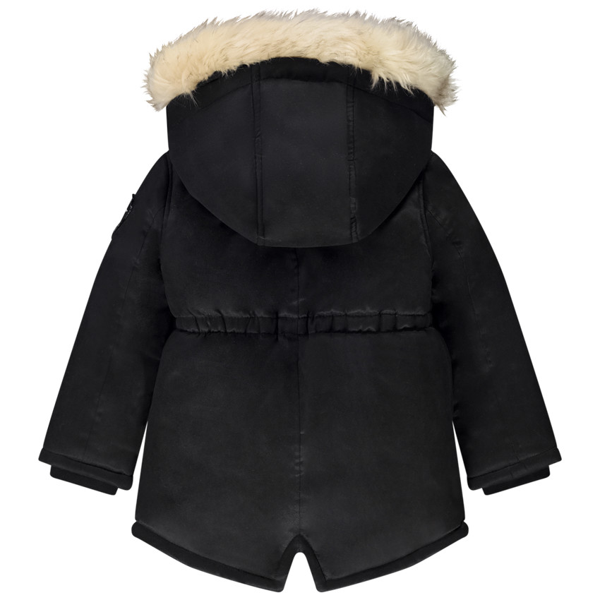 Parka deperlante doublee a capuche effet fourrure pour fille Orchestra