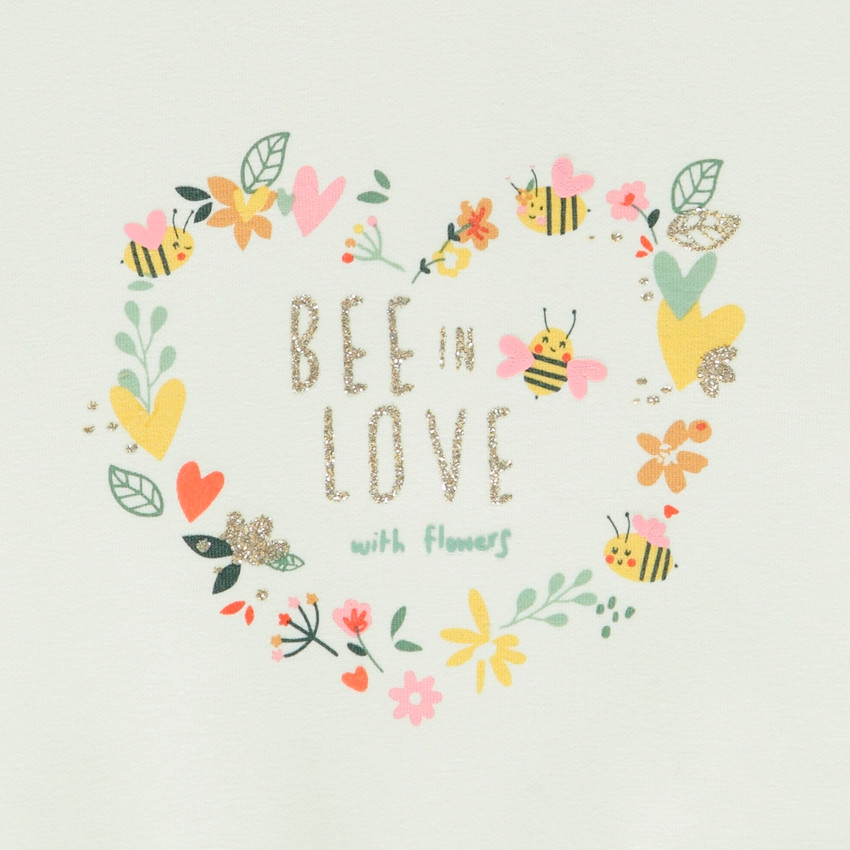 Ensemble jogging à sweat brodé pour bébé fille 