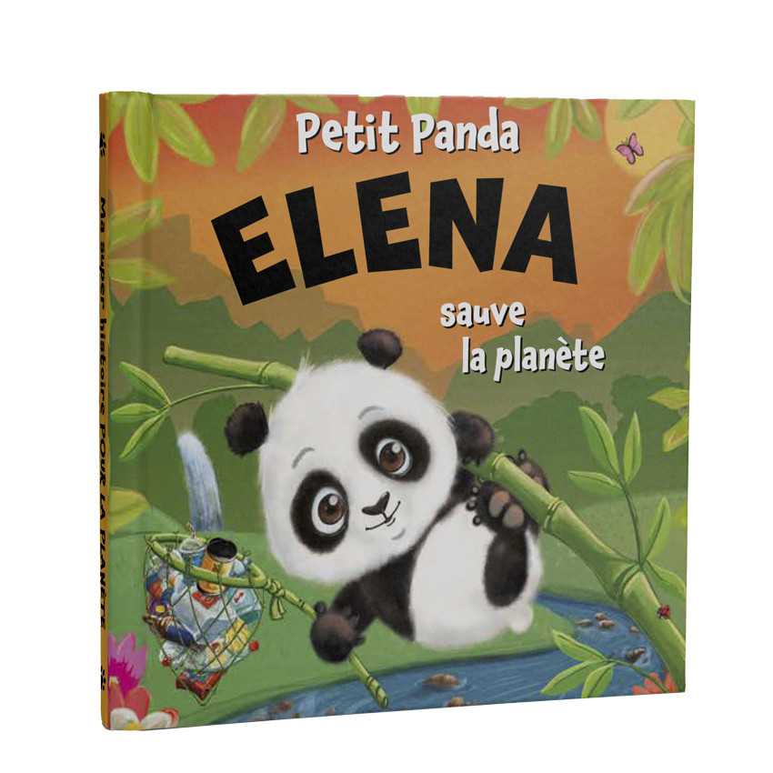 Livre personnalisé dont l'enfant est le héros Eléna - 15 x 15 cm -  Multicolore