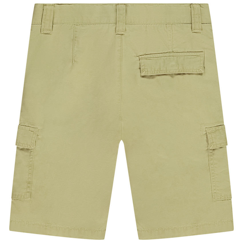Bermuda en toile unie esprit cargo pour garçon 
