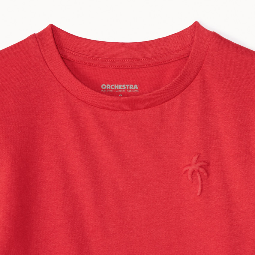 Lot de 3 t-shirts manches courtes print palmier pour garçon 