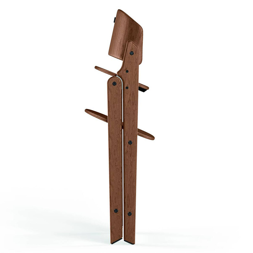 Chaise haute évolutive Click & Fold 3-en-1 All Natural Dark 