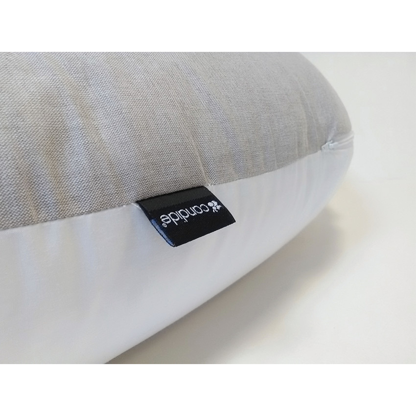 Coussin d'allaitement - Chambray beige 