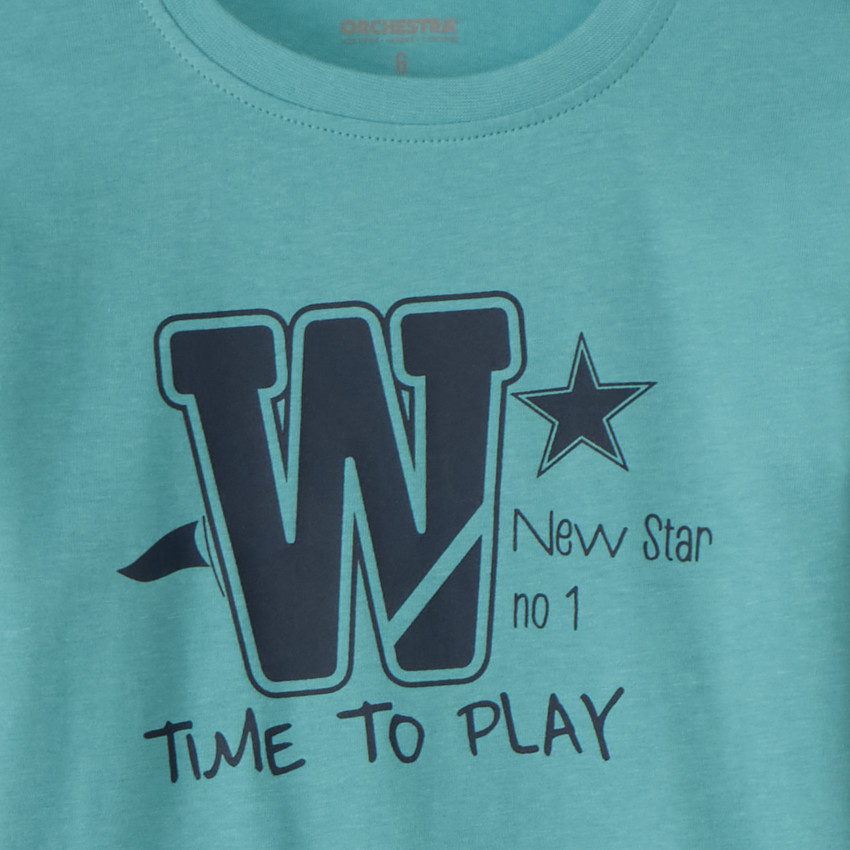 T-shirt manches longues printé pour garçon 