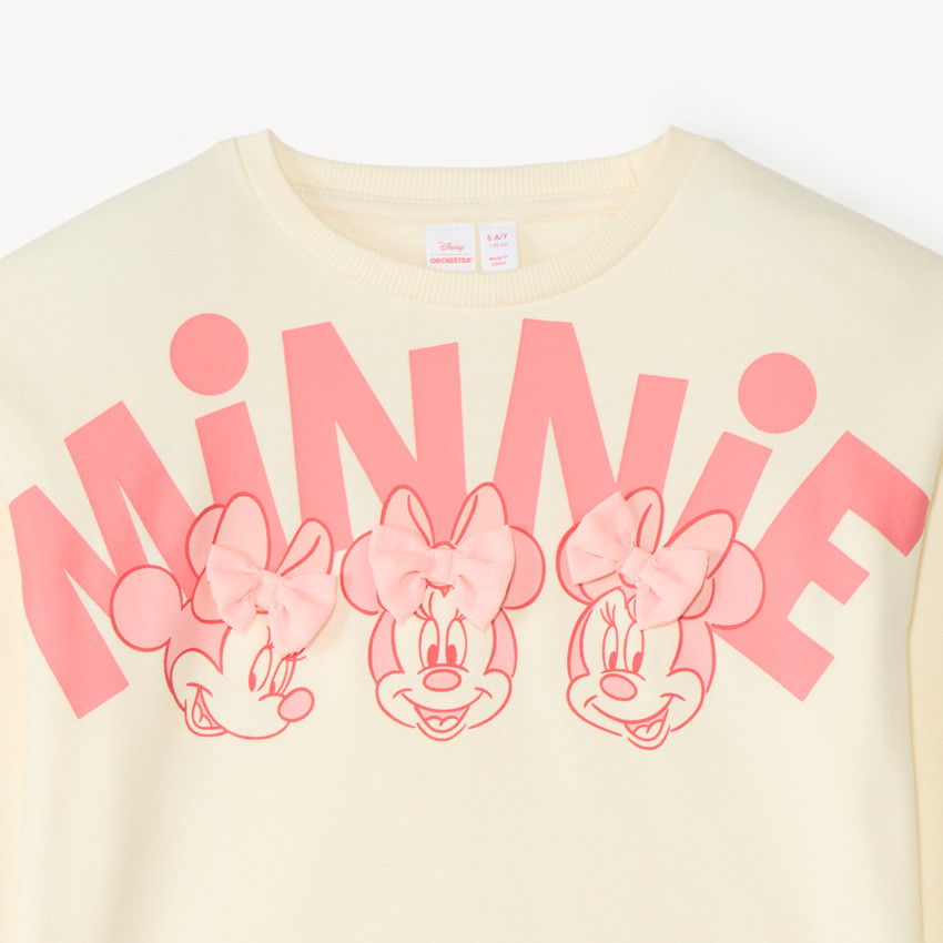 Sweat en molleton oversize Minnie Disney pour fille 