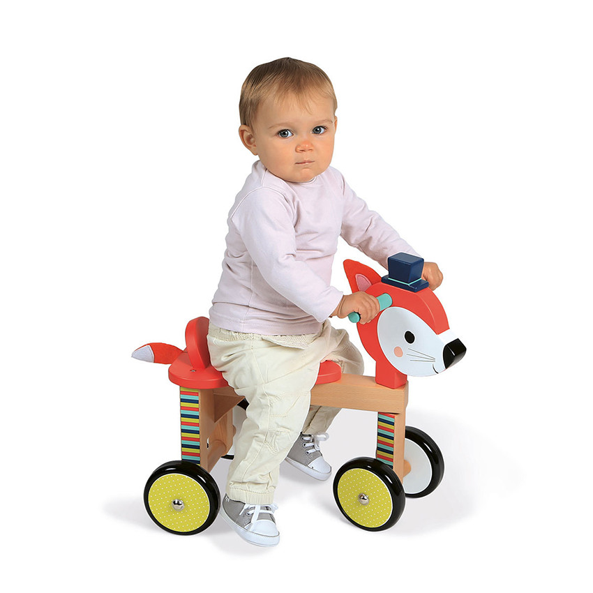 Porteur Renard baby forest Janod