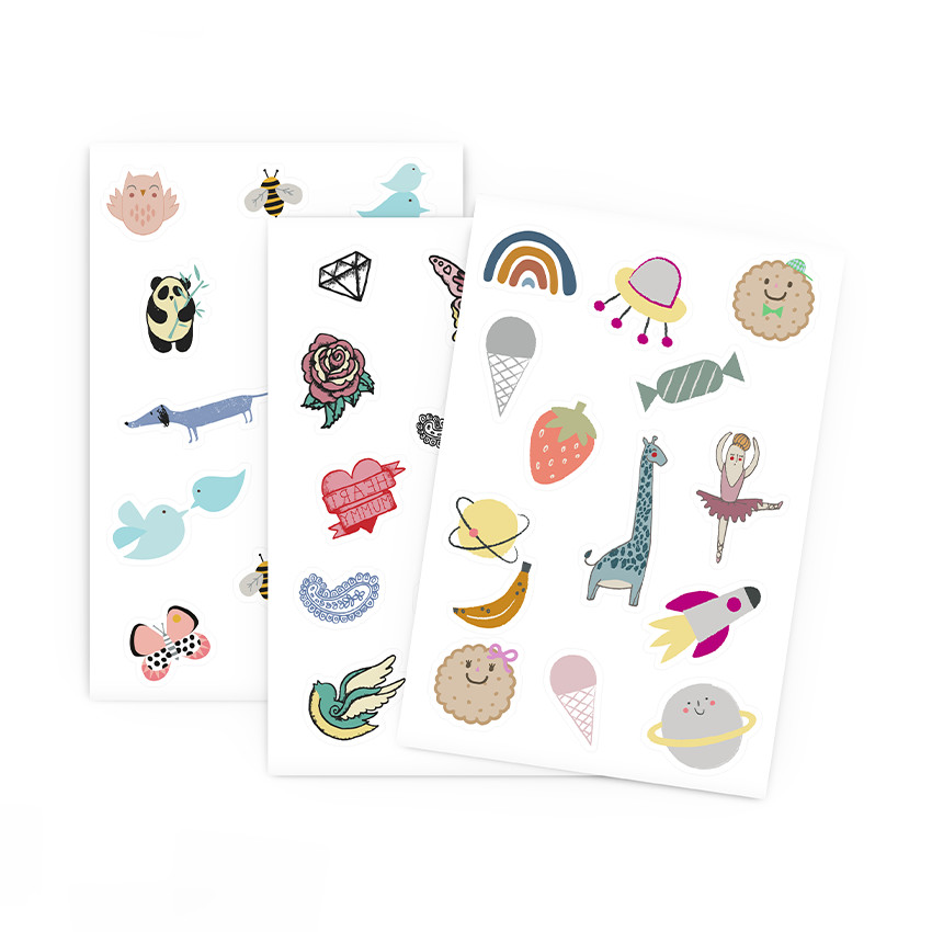 Set de 14 tattoos anti-moustique à la citronnelle 