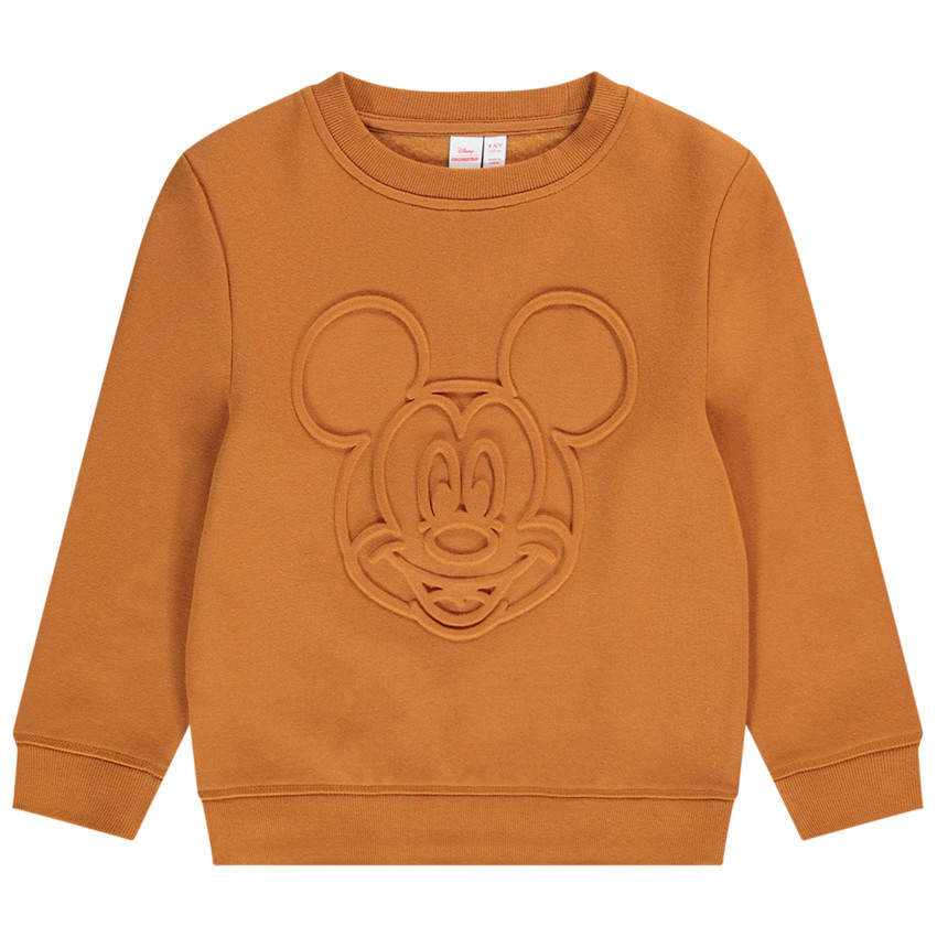 Sweat en molleton avec visuel embrossed Mickey Disney pour garçon  