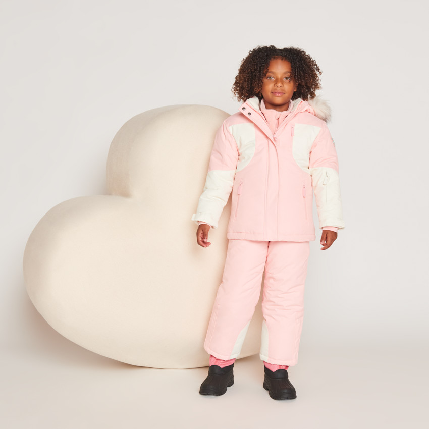 Veste de ski waterproof effet color block pour fille